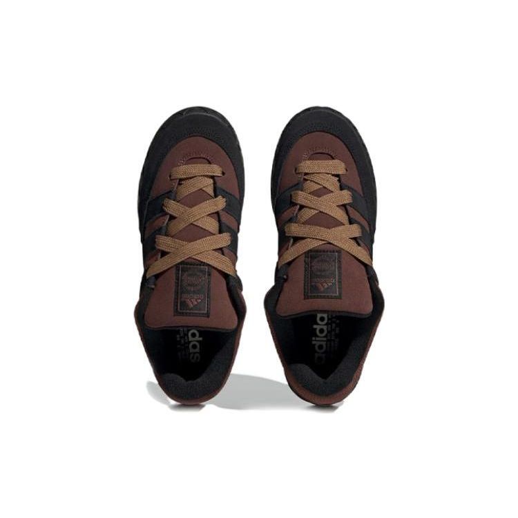Adidas Adimatic Brown Black Unisex Sneakers Pantone Core-Black Gum HQ6903