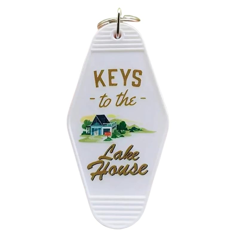 

[ALOHAMONI] USA DESIGN reprint vintage motel key chain key ring American miscellaneous goods Hotel antique cafe California west coast Hawaii (LAKE