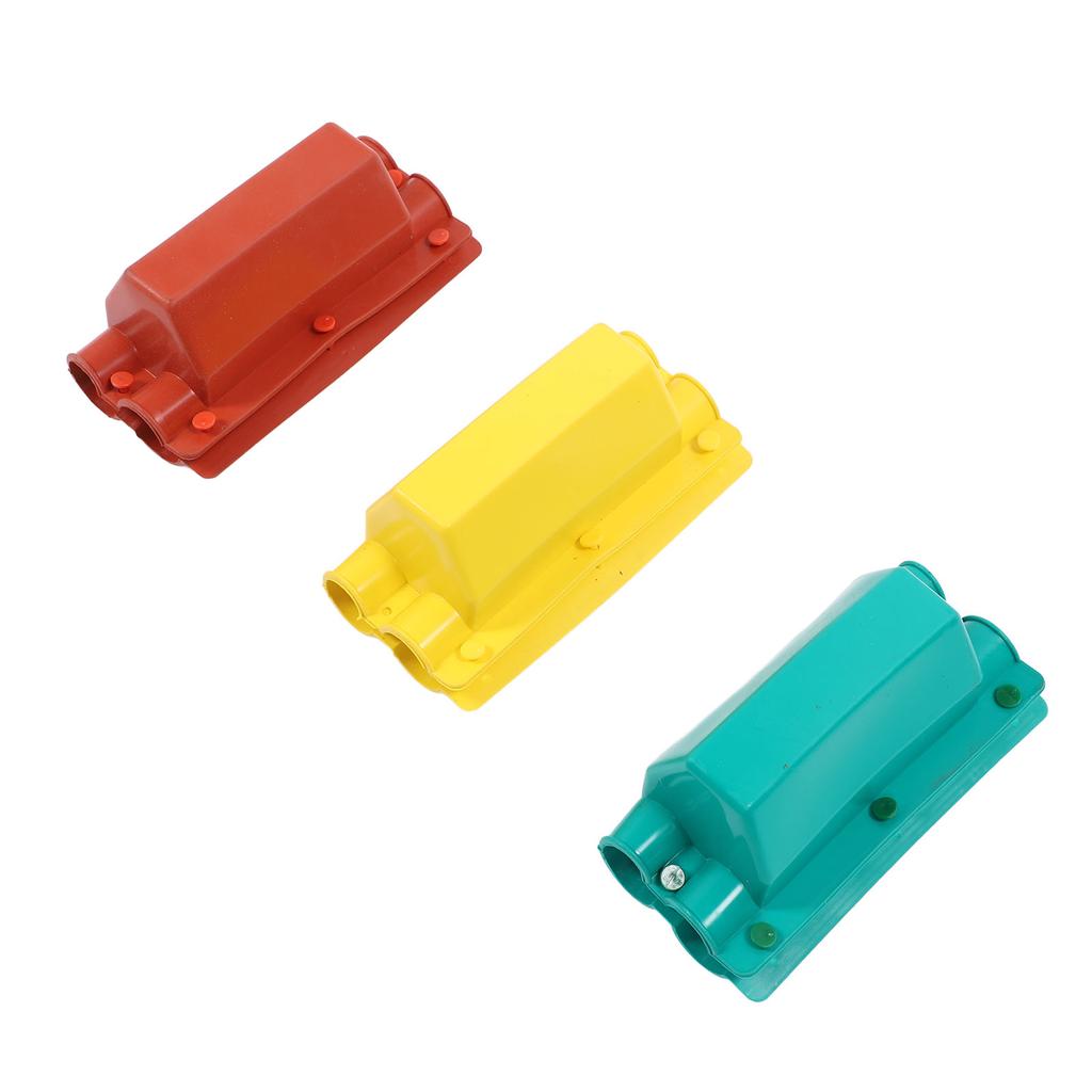 3PCS Cable Terminal Insulation Cover Silicone Rubber Connector Protective Sleeve 10KV Withstand