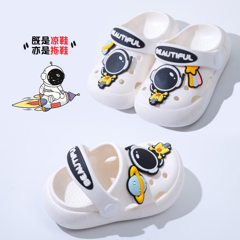 Cute Kids Summer Clogs Non Slip Hole Shoes For Boys Girls Toddler Baby Beach Sandals Lightweight Outdoor Slippers