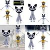 Cute Zoonomaly Plush Misfit Animal Zoo Stuffed Toy Short Fur Sitting Standing Skull Ghost