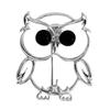 Modern Owl Brooch Elegant Zinc Alloy Lapel Pin Comfort Wear Jewelry Gift For Her Him With Double Color Avaliable