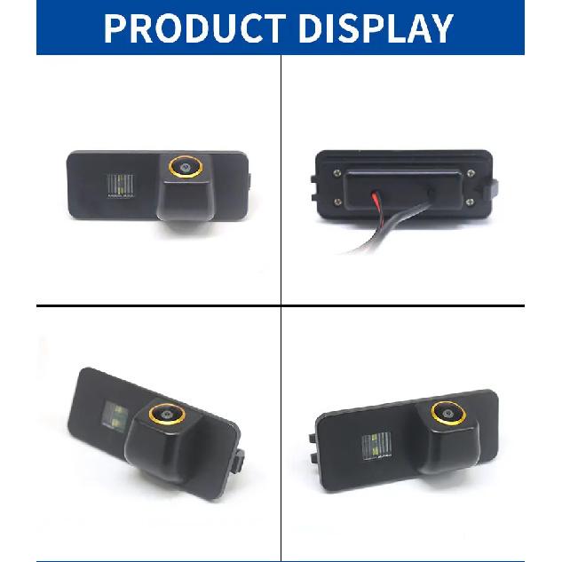 AHD NTSC Lente Dorata Telecamera Posteriore per Retromarcia per Volkswagen VW Polo Magotan Bora Jetta Golf5 Passat B6 B7 CC Skoda Superb