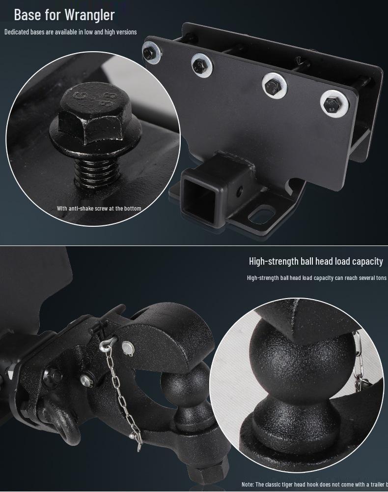 Compatible Tow Hook for JEEP Wrangler BJ40L: Off-road Rogue Tow Bar & Rear Hook