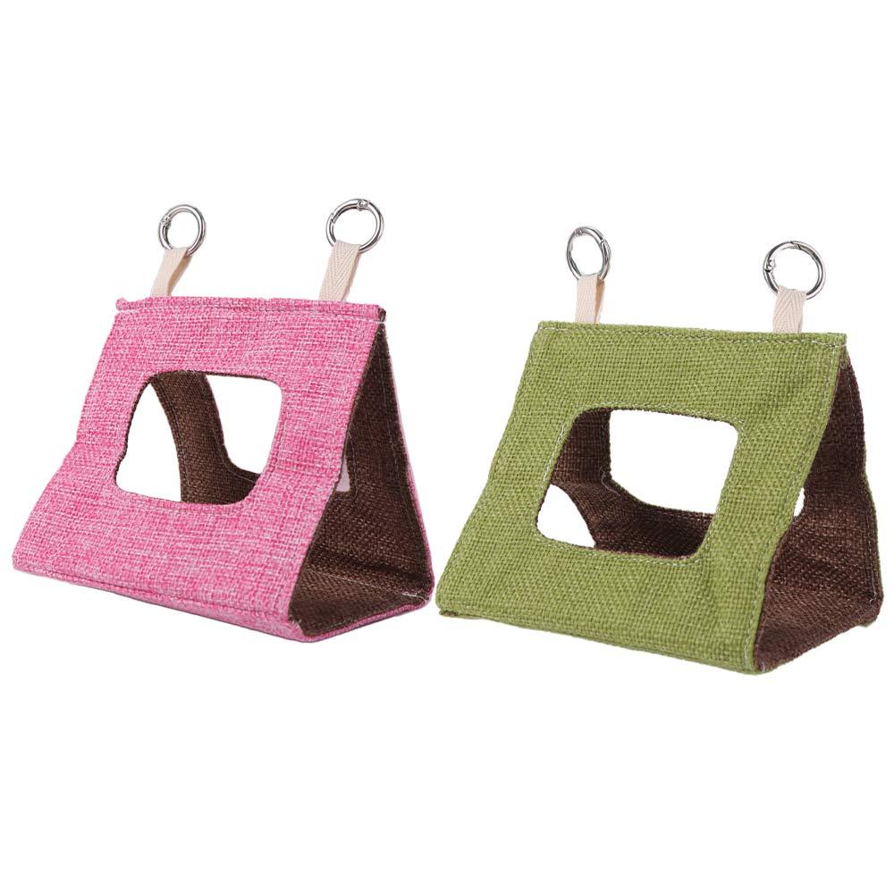 

Triangular Parrot Tent Cool Bird Hammock Bird Sleeping Supplies Bird Nest Summer S