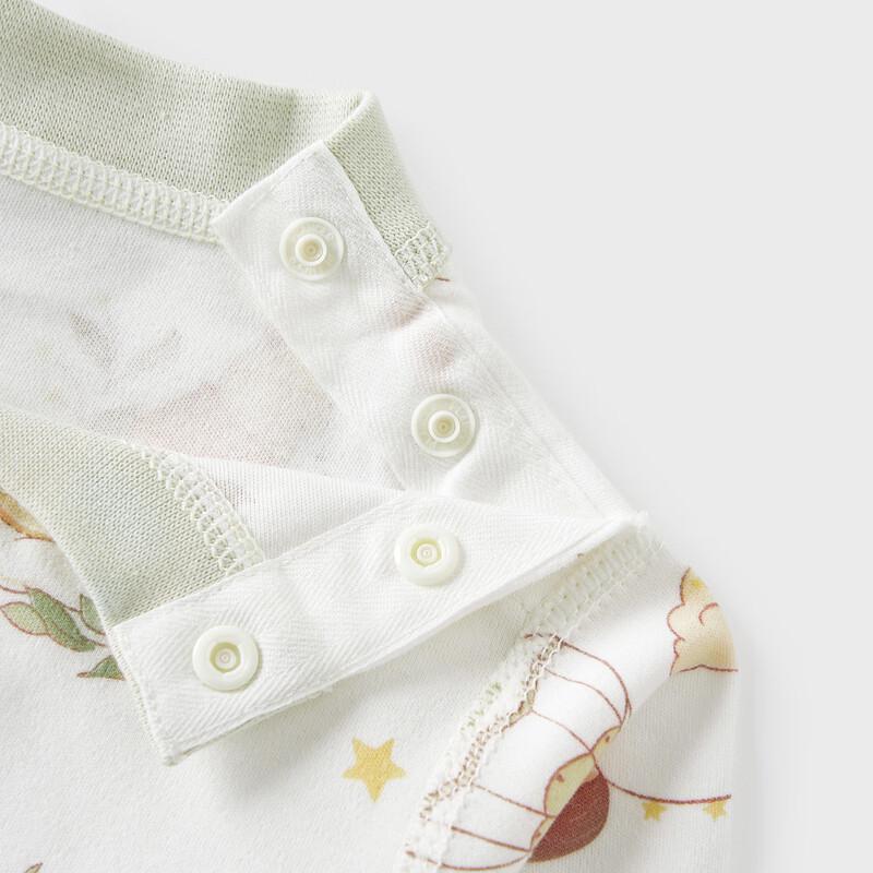 Tongtai Baby Pure Cotton Long-Sleeve Pajama Set