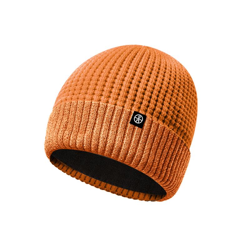Reflective Fleece-Lined Knit Hat - Warm Winter Ear Protection