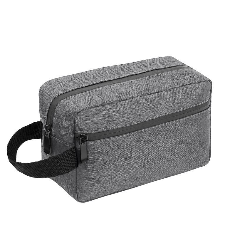 High-Capacity Waterproof Oxford Cloth Handbag: Versatile Portable Makeup and Wash Bag
