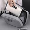 Men's Double Open Makeup Storage Bag Portable Zipper Closure Makeup And Beauty Bag Business Travel Toiletries Organizer Bags