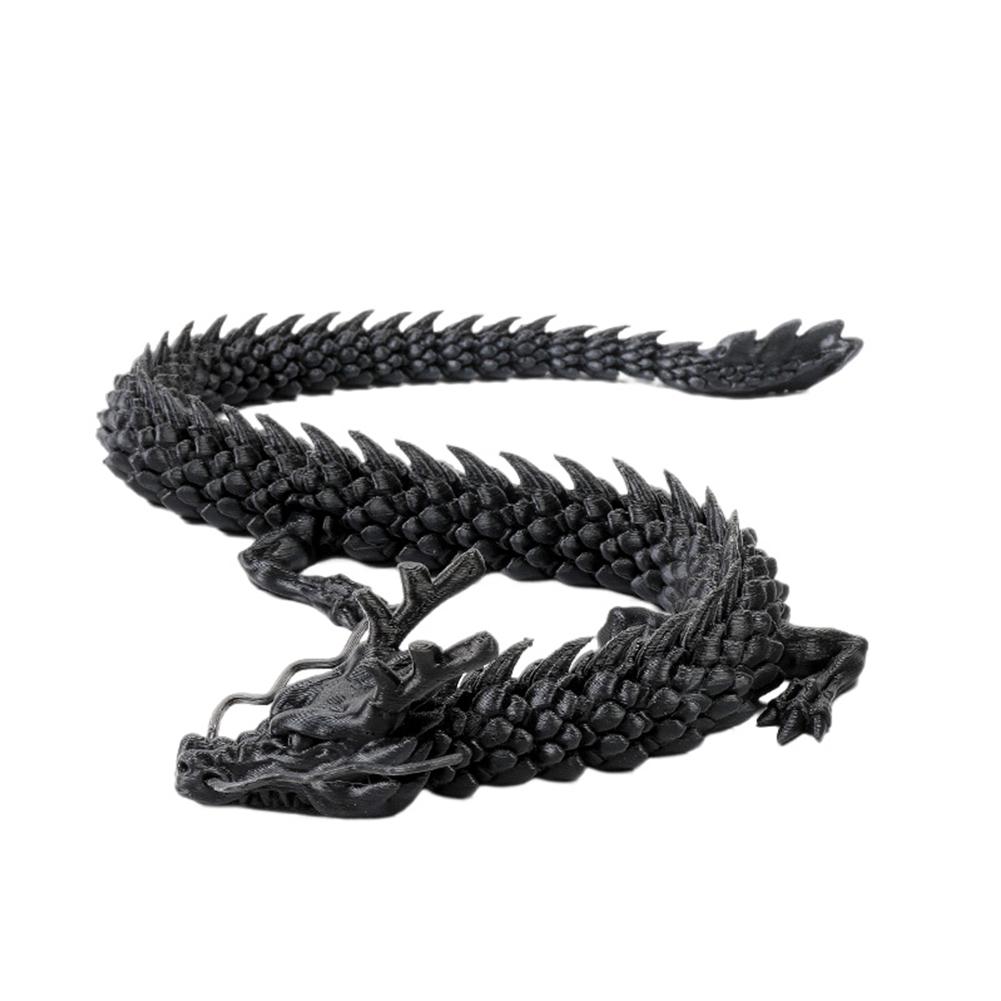 3d Printing Chinese Dragon Ornaments Non Fading Aquarium Fish Tank Decorations For Freshwater Saltwater
