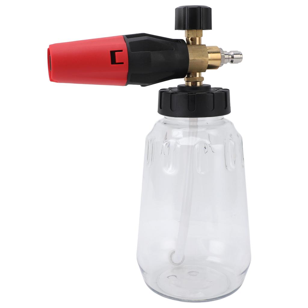 Car Wash Foam Sprayer 1000ml Versatile High Pressure Washer Foam Cannon with 14in Quick Connector