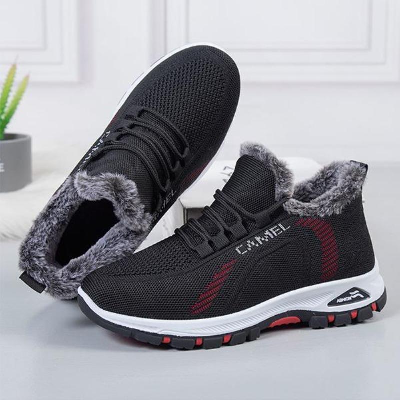 Nuove scarpe sportive da donna addensate in velluto Plus Scarpe calde casual alla moda Scarpe da corsa invernali antiscivolo e ammortizzanti