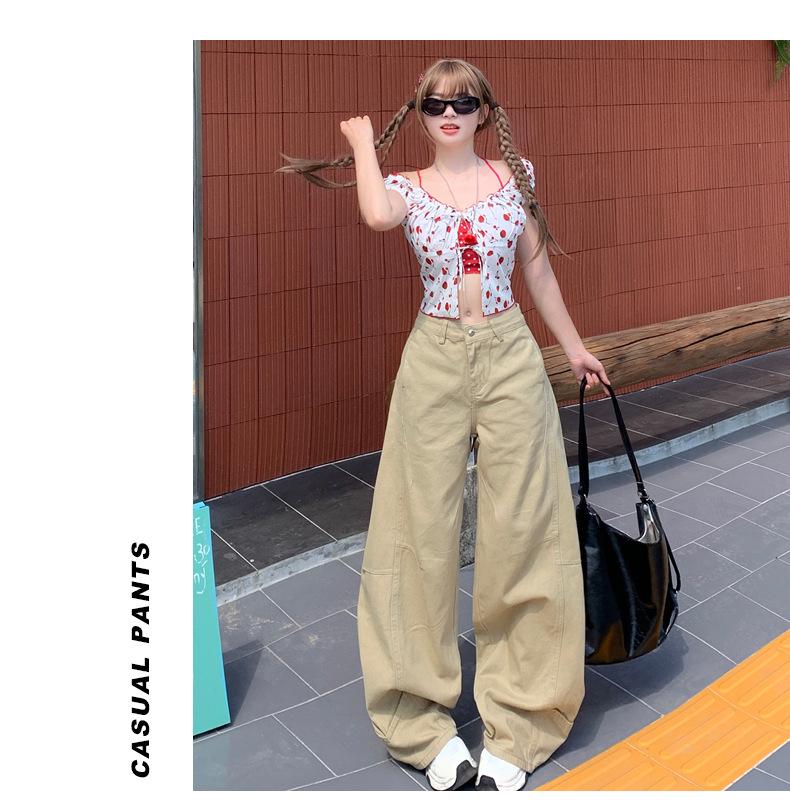 Damen High Waist Straight Leg Wide-Leg Jeans - Neue Herbstmode