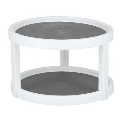 Cabinet Turntable Organizer Antislip Rotatable Storage Tray Multifunctional Rotating Spice Rack for