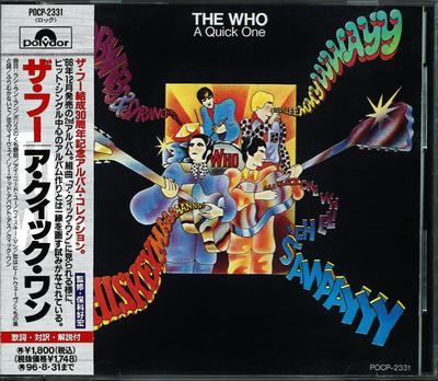 CD WHO  A Quick One POCP2331 Polydor 1994 Japan Rock Used