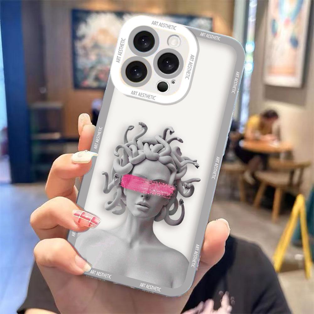 Great Art Aesthetic David Clear Phone Case For VIVO Y400 Y100 Y75 Y51 Y50 Y36 Y35 Y28 Y22S Y21 Y20 Y19S Y17S Y16 Y15S Y04 Case