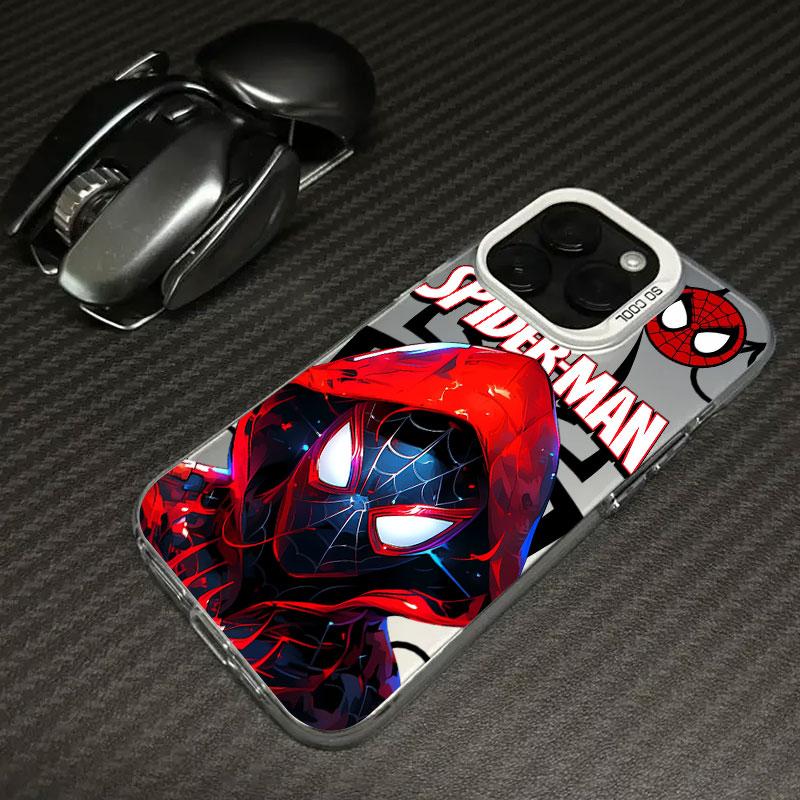 Spiderman Marvel Spider Man Telefoonhoesje Voor iPhone 11 12 13 14 15 16 17 Pro Max 16e 17E 17 Air Plus 13 Mini Schokbestendige Achterkant