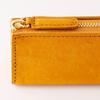 Pen Case PB Zipper Pen Case M Napoli Leather Italian Leather Slim Simple Slip-on (Yellow) IPV-5801