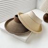 Big Brim Empty Top Straw Hat Women Summer Anti-Uv Protection Sunscreen Sun Hat Foldable Roll Up Shades Outdoor Cycling Beach Cap