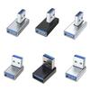 Adaptor de extensie USB 3.0 mascul la femela 90 de grade Conector ascendent USB Sincronizare de date pentru ventilator USB PC laptop