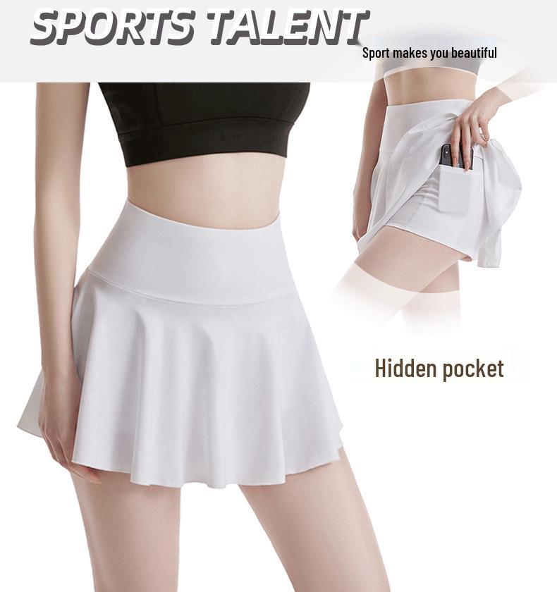 Silkgrid 2025 Women's Quick-Dry Sports Skirt for Summer Yoga, Running, and Tennis