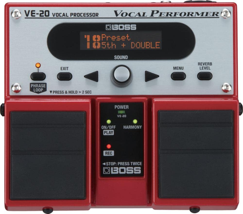 

BOSS Vocal Processor VE-20 червоний