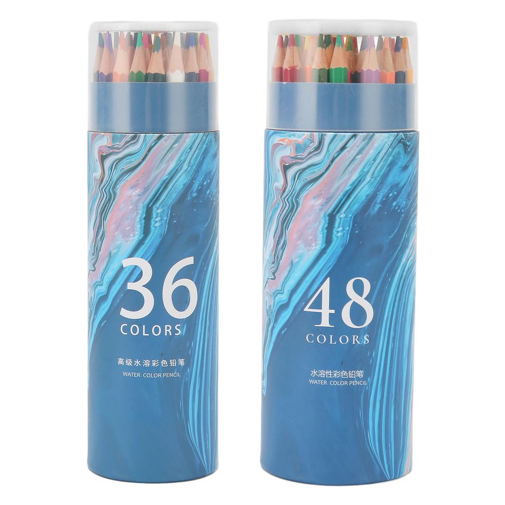 Creioane colorate cu apă Culori asortate Suport hexagonal vibrant pre-ascuțit Creioane colorate pentru colorat