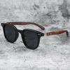 New Vintage Wooden Frame Sunglasses Classic Square Sun Glasses Coating Lens Driving Eyewear for Men Women