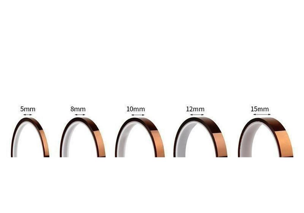 Gold Finger Polyimide Tape: Heat Resistant up to 200°C for Phone Repair & Battery Bandaging