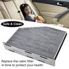 Car Pollen Cabin Air Filter For Seat Alhambra Altea Leon Toledo 2007 2008 2009 2010 2011 2012 1K0819644 1K0819644B 1K1819653A