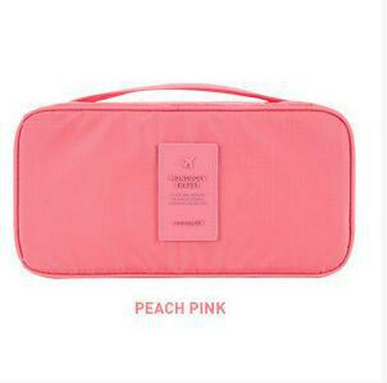 Multifunkční cestovní organizér v korejském stylu druhé generace: Taška na spodní prádlo, podprsenku, kosmetiku a toaletní potřeby