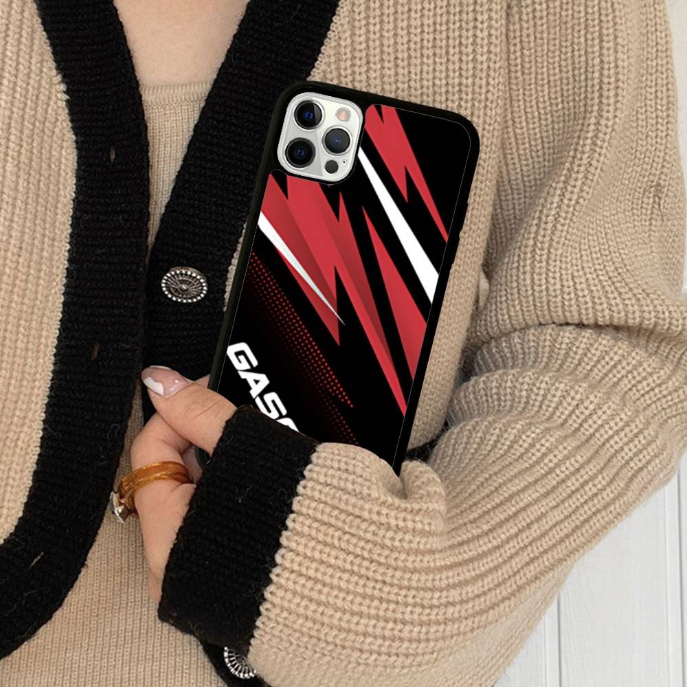 G-GasGas Red For IPhone 17 16 15 14 13 Pro 12 11 Pro Max Hard PC+TPU Phone Cases Back Cover iPhone 13 pro