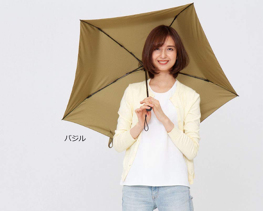 Mabu Parasol Folding Umbrella Parasol and Rain Umbrella for Women 55cm Basic Light Multi Mini Orange Umbrella Rain Umbrella UV Protection Blackout
