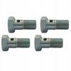 4X Banjo Bolt - Overflow - Eyelet - Long M10X1 - Zinc Plated; Sr-05