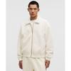 Lunar New Year Textured Fleece Bomber Jacket Light Ivory