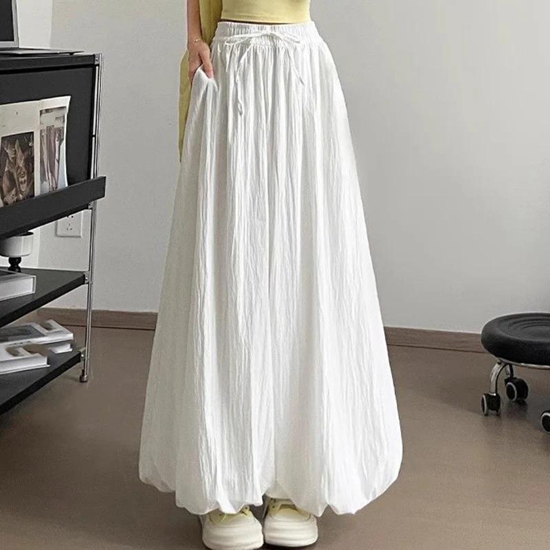 Mädchen Koreanische Mode Weite Hosen Schicke Designer High Waist Hosen Damen Baggy Dünne Lässige Tägliche Hose