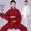 Tai Chi Anzug für Damen: Bestickte Frühjahrs-Herbst Performance & Trainingskleidung, Neuer Chinesischer Langer Mittellanger Stil