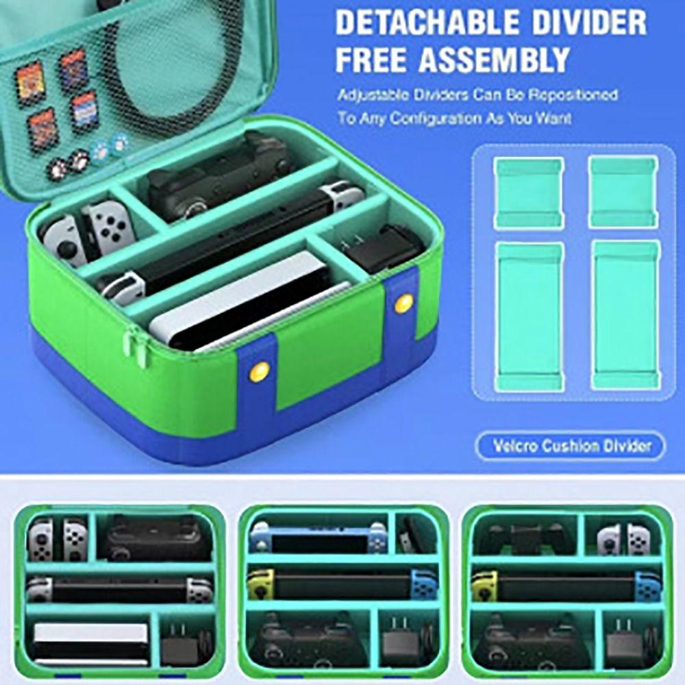 Large Capacity Storage Bag Portable Handbag New Carrying Protective Case for Nintendo Switch OLED
