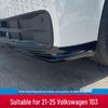 Kit Striscia Anti-Collisione e Protezione Angolare Paraurti Anteriore Volkswagen ID3.