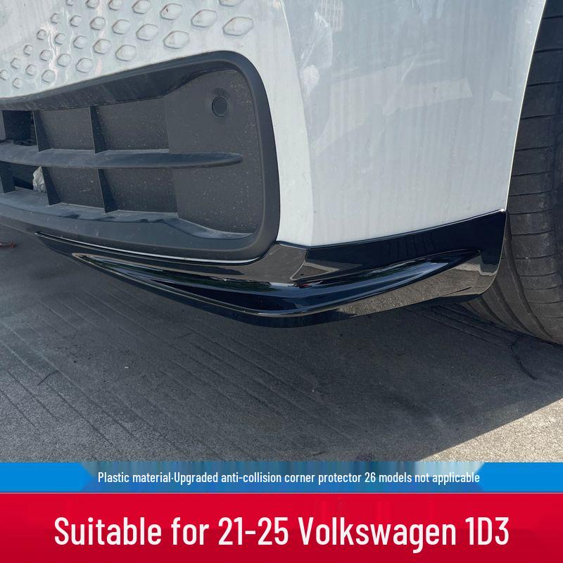 Kit Striscia Anti-Collisione e Protezione Angolare Paraurti Anteriore Volkswagen ID3.