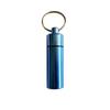 New Mini Waterproof Portable Pill Case Organizer Keychain Box Travel EarPlug Container Bottle with Keyring for Medicine Holder