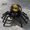 Halloween Party Dekoration 1/4 Stück Glitzer Spinne Quetschspielzeug, Stressabbau Realistisches Gruseliges Gadget Fake Scherzartikel Tragbarer Linderer