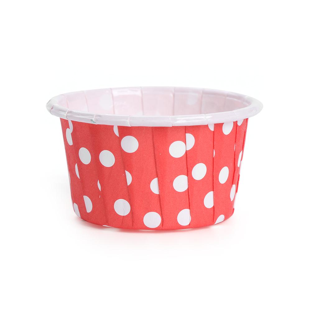 100Pcs/Lot Cupcake Paper Muffin Cupcake Dot Decorate Paper Grease-proof Liners Baking Case Mold Decorate Cake Baking Wrapper