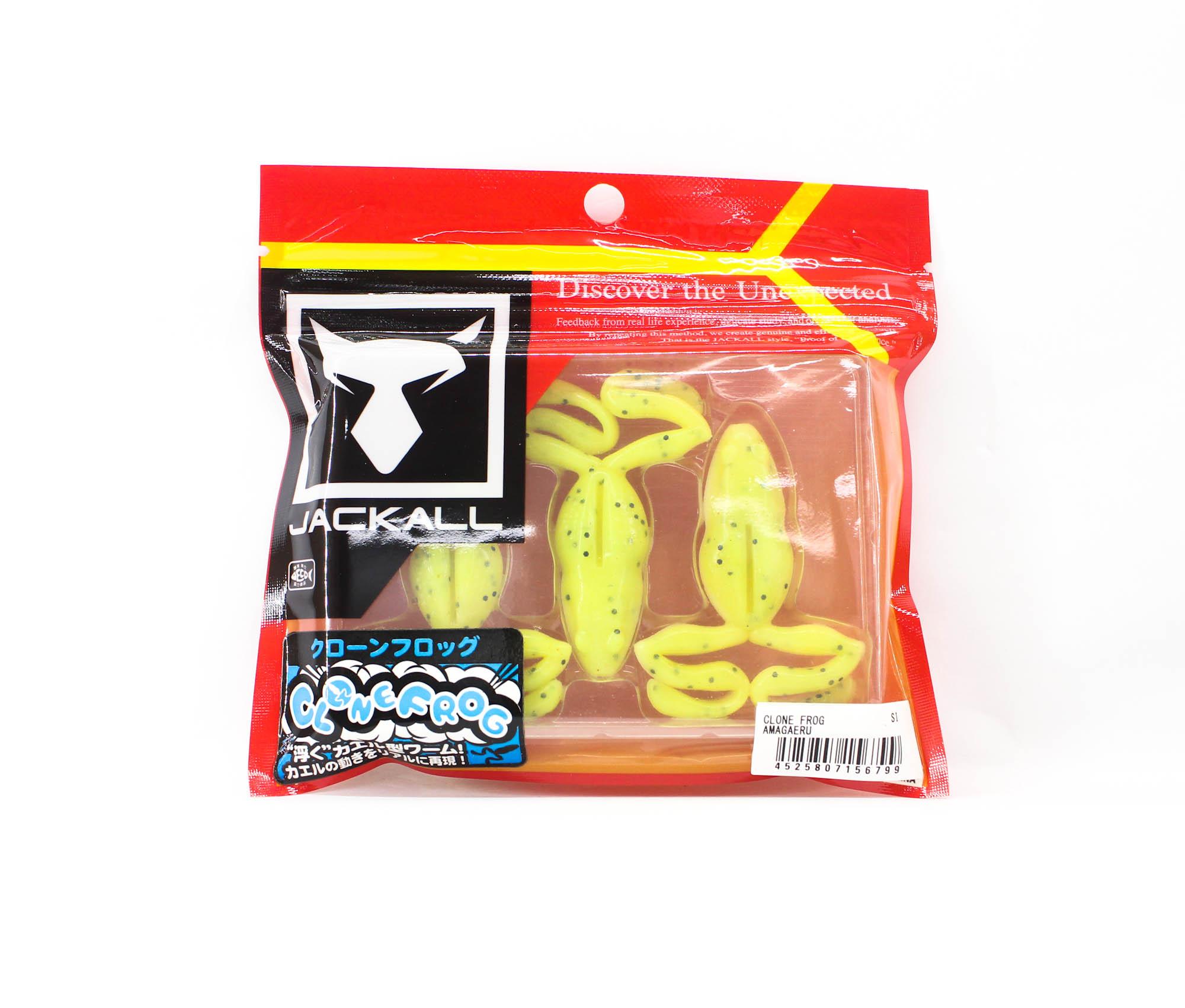 

Jackall Soft Lure Clone Frog 3 pieces per pack Amagaeru (6799)