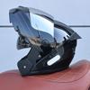 ORZ electric bicycle helmet ABS with double lenses, men's and women's four season open face helmet, riding helmet DOT