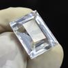 Natural White Sapphire Emerald Cut CERTIFIED 9.95 Ct High Quality Loose Gemstone SU-710