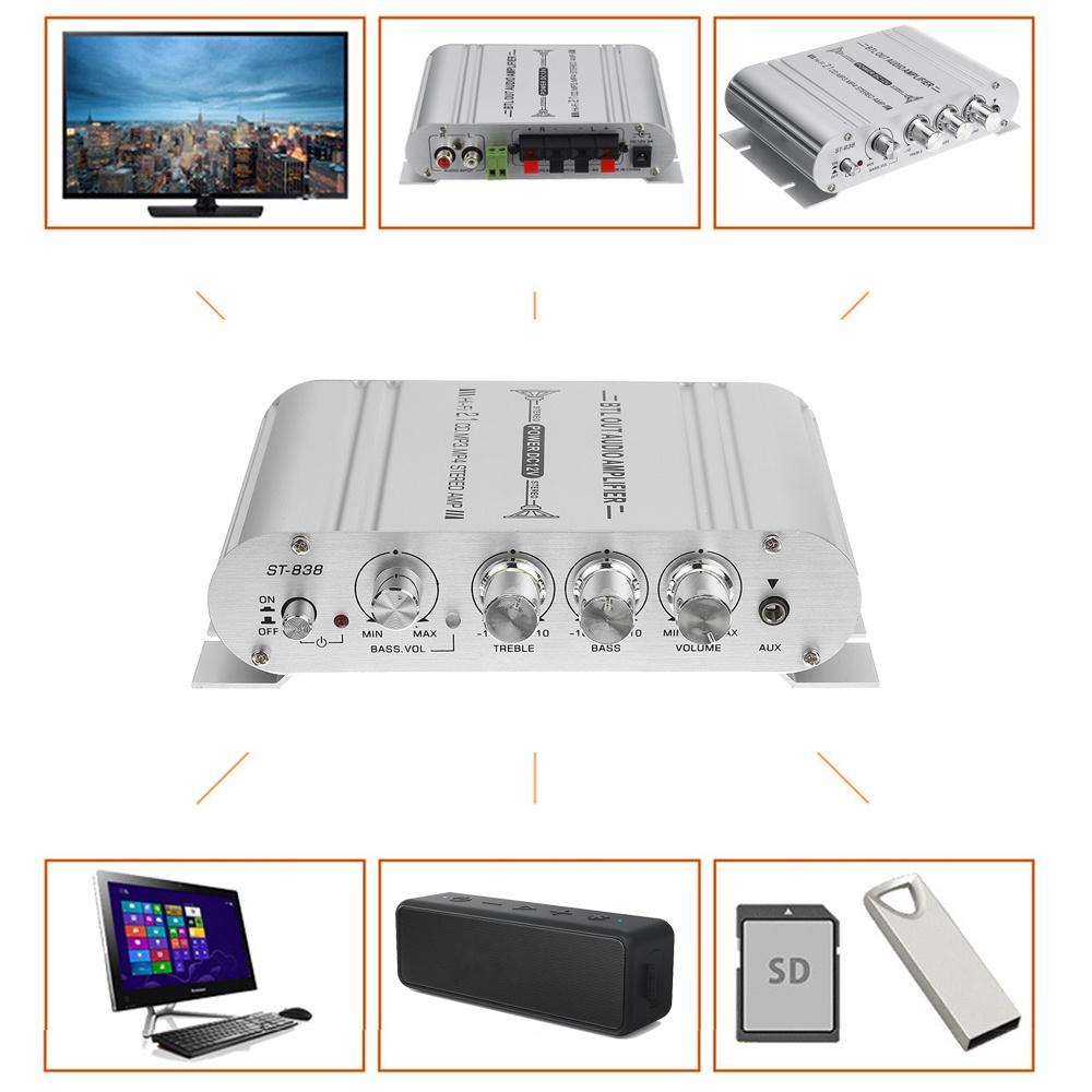 DC 12V 40W 2.1 Channel Super Bass Large Filter for DVD/CD Speaker MP3 Hifi Amplifier