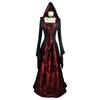 Halloween Vampir Umhang Cosplay Kostüm Zauberer Robe
