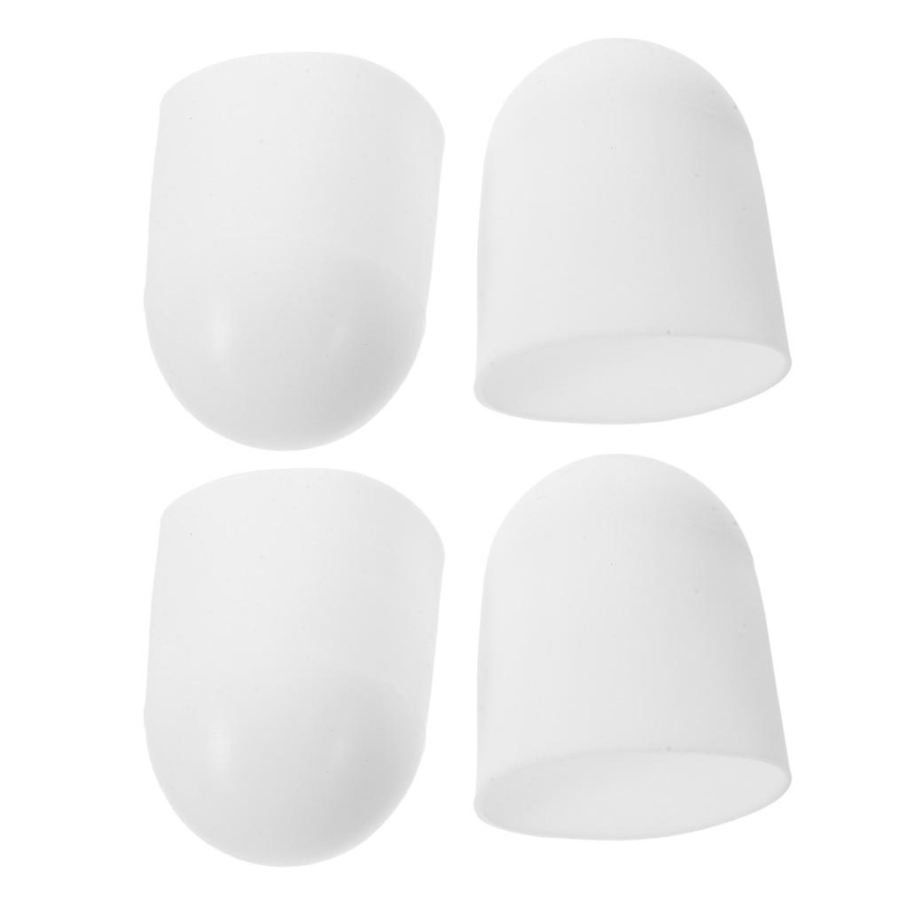 4Pcs Round Flashlight Diffuser Cover High Transmission Silicone 39-43Mm Anti Glare Light Diffuser for Outdoor Camping Emergency