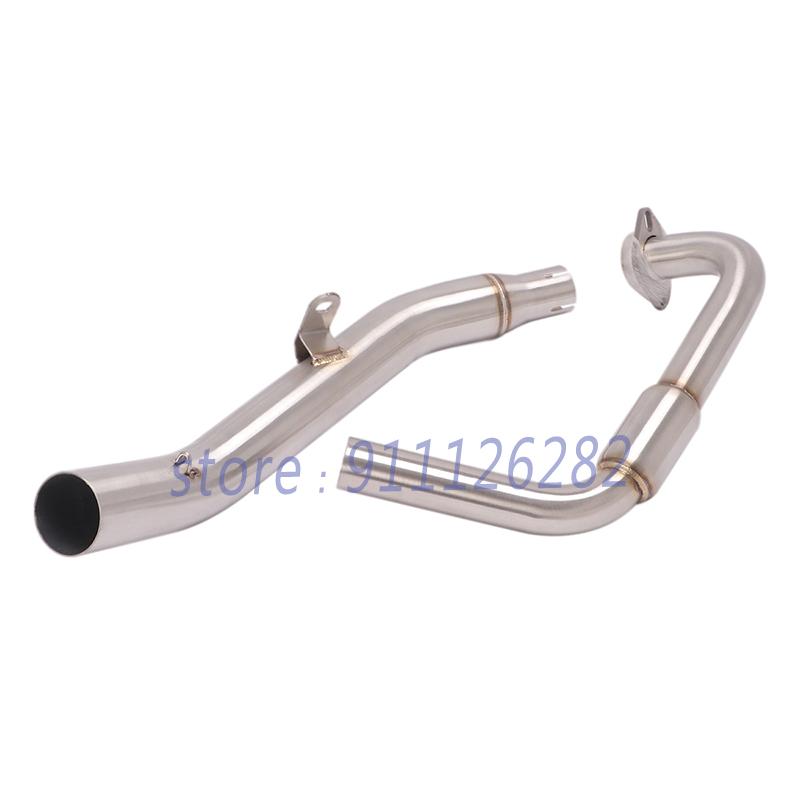 For VOGE 300RR LX300 2020 2021 2022 Motorcycle Exhaust Escape System Modified Muffler 51mm Front Middle Link Pipe With Catalyst